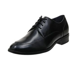 Cole Haan Men's Lenox Hill Black Leather Split-Toe Oxford Sz 10